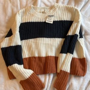 NWT cropped sweater